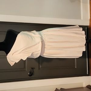 BCBG pink one shoulder dress